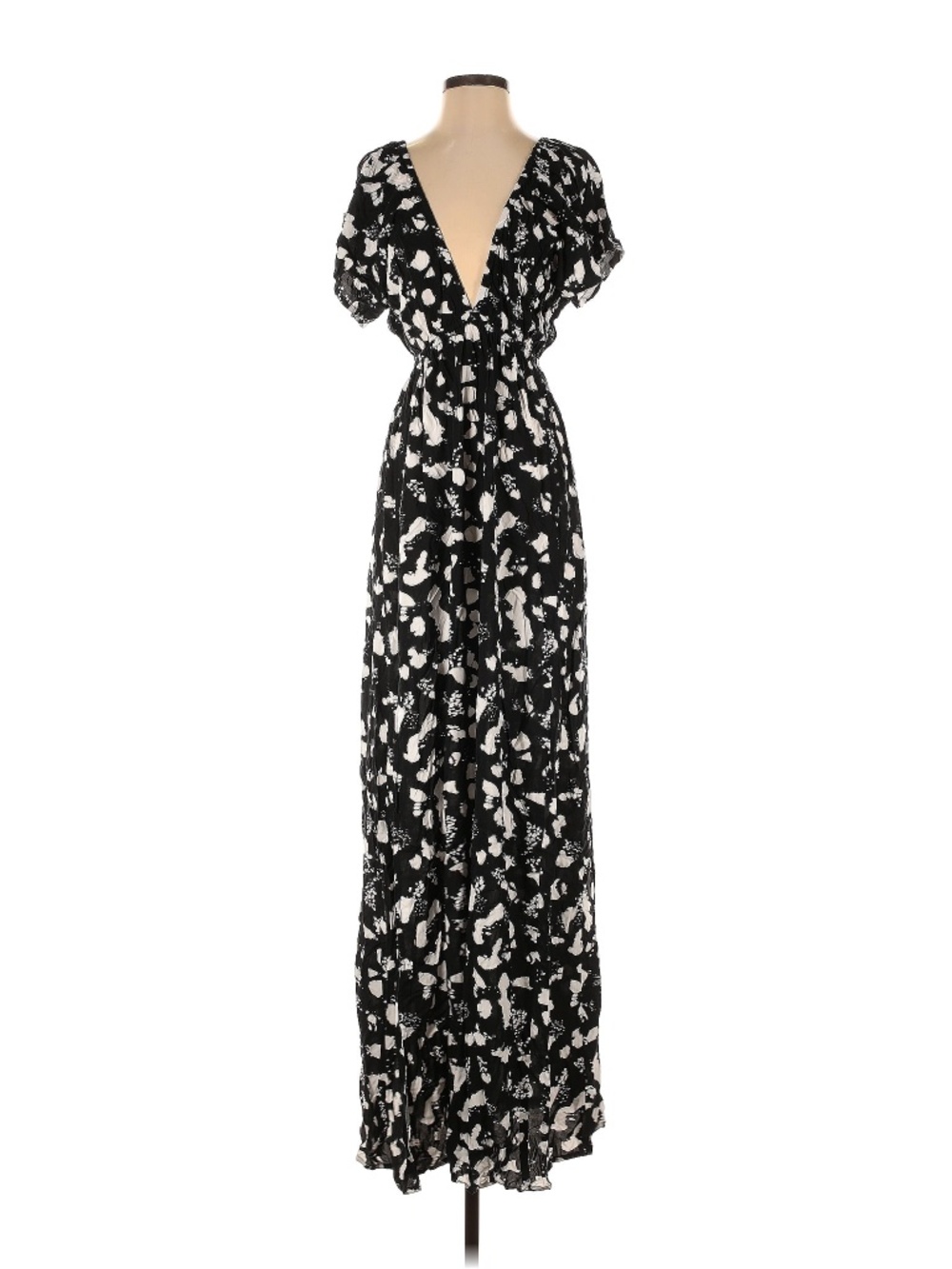 ASOS Black and White Maxi Dress